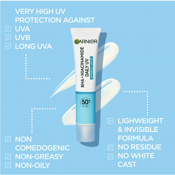 Garnier Daily UV Niacinamide Anti-Imperfection Fluid SPF50+ 40ml