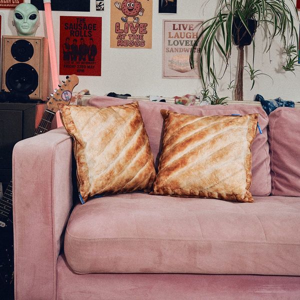 Greggs X Icon Square Steak Bake Cushion - Limited Edition