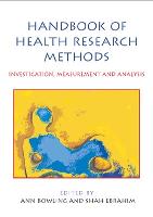 Handbook of Health Research Methods: Investigation, Measurement and Analysis (PDF eBook)