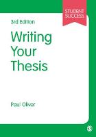 Writing Your Thesis (PDF eBook)