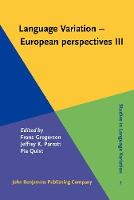 Language Variation - European Perspectives III (PDF eBook)