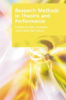 Research Methods in Theatre and Performance (PDF eBook)