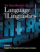 Introduction to Language and Linguistics, An