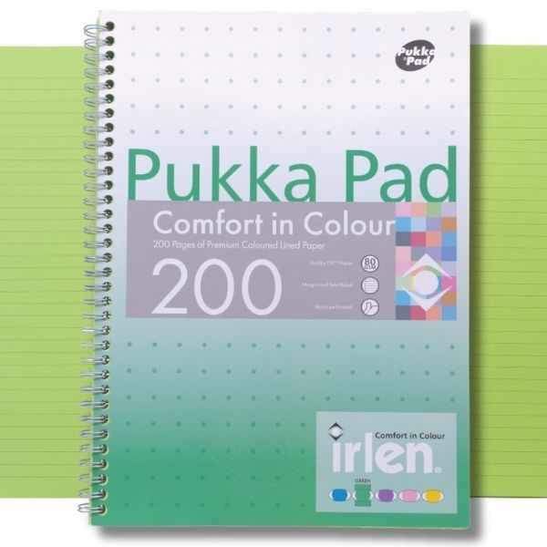 Pukka Irlen A4 Jotta Green