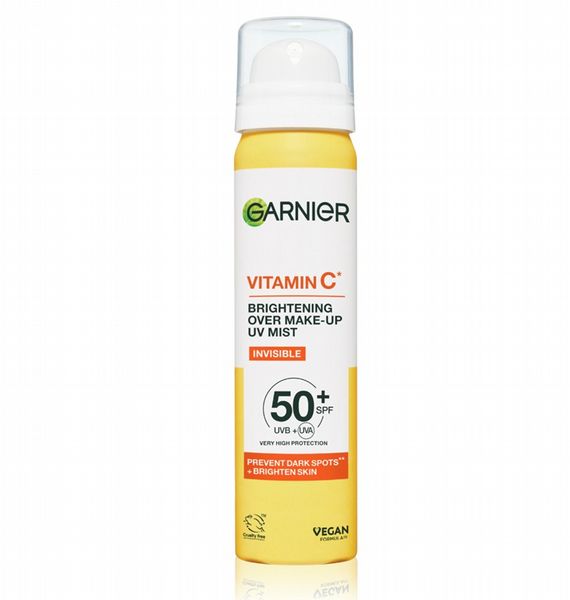 Garnier Vitamin C Brightening Over Make-up UV Sun Cream Mist SPF50+