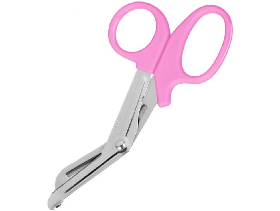 Nurses 5 1/2 inch Utility Scissors - Hot Pink